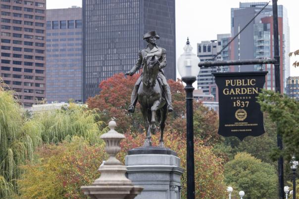 George Washington Statue in the Public Garden