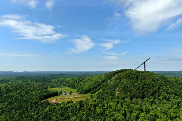 Copper Peak, a ski jump located in Ironwood, MI