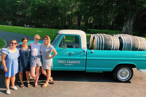 Visit scenic wineries in the Poconos during a girlfriend getaway!