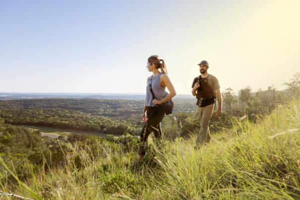 Hiking. Courtesy of Visit Marble Falls