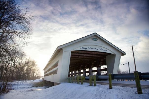 Winter Bridge Big Darby Creek