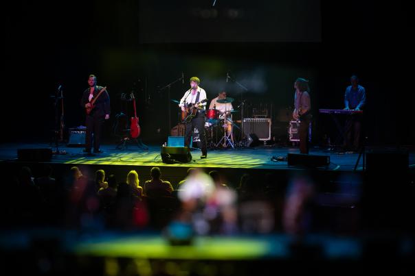 The Nicotine Dolls performing at the 2024 Christian Yelich Charity Concert