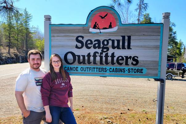 Seagull Canoe Outfitters new owners Grant and Christina Hopke