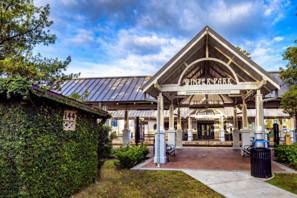 Train station in Winter Park