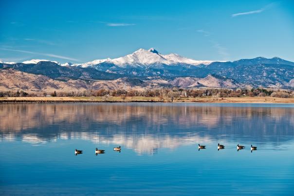 Snowy Long's Peak