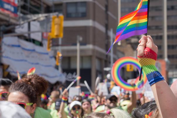Pride parade in Toronto