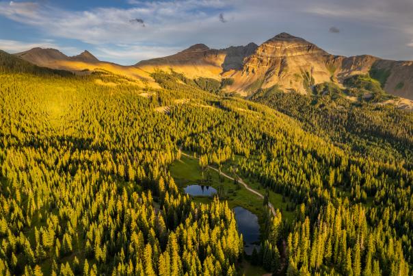 Twin Lakes Outside of La Plata Canyon During Summer