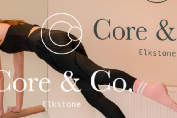 Women doing reformer pilates exercise