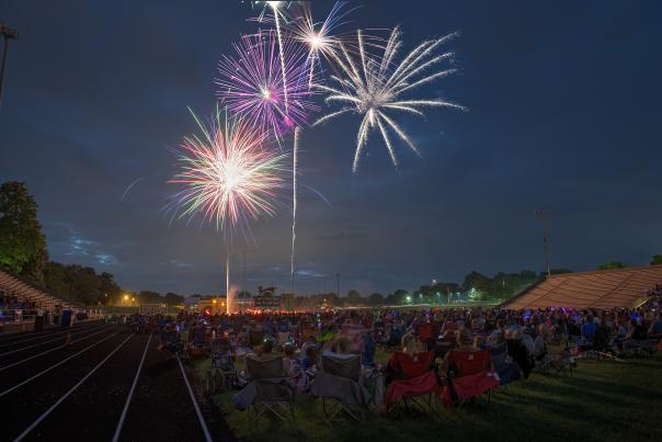 4th of July at Pekin's Memorial Stadium