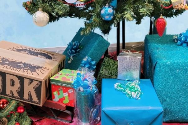 gifts under a tree