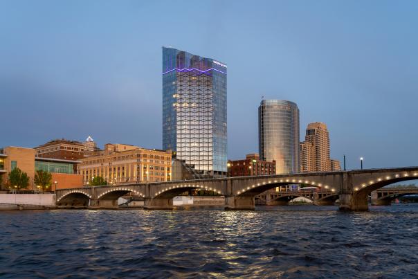 Downtown Grand Rapids at Dusk, 2022