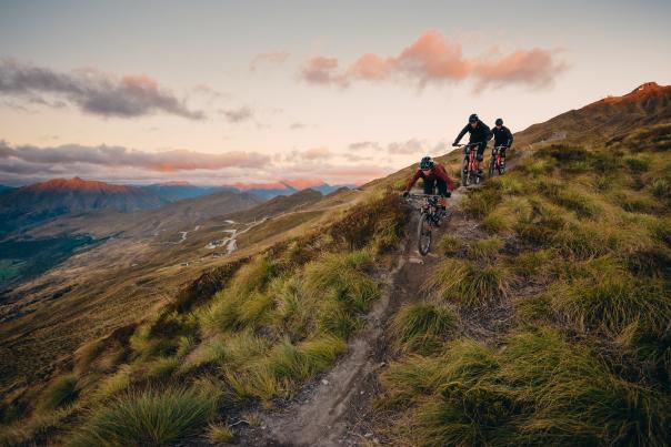 Kate Fluker, Conor Macfarlane and Sam Robbie, Coronet Peak