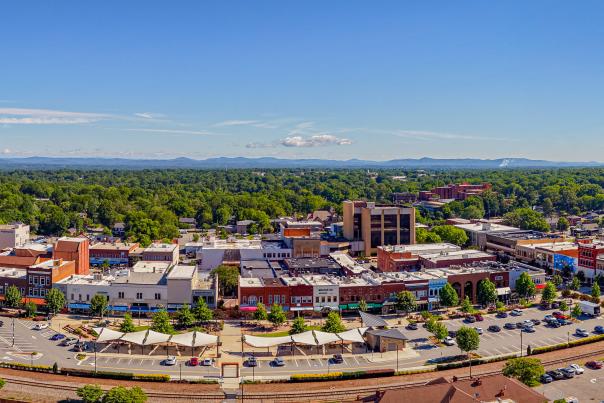 Downtown Hickory_Union Square_Drone