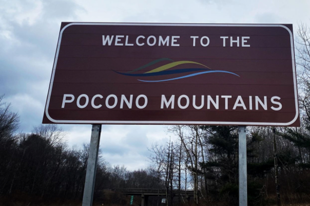New Welcome Signs Promote the Pocono Mountains