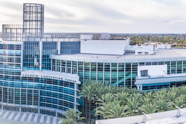 Aerial View Of The Anaheim Convention Center
