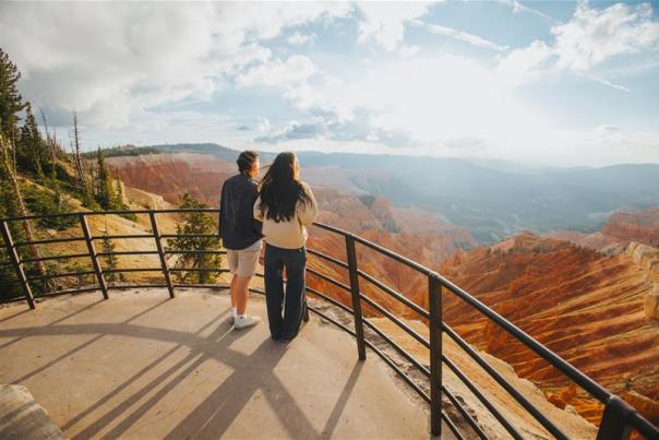 Cedar Breaks Sunset Overlook - full image