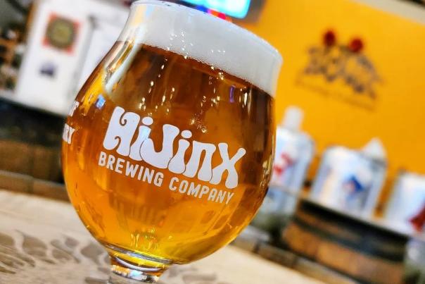 An IPA at Hijinx Brewing Company in Allentown, PA