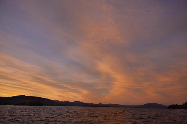 Sunset on Lake George