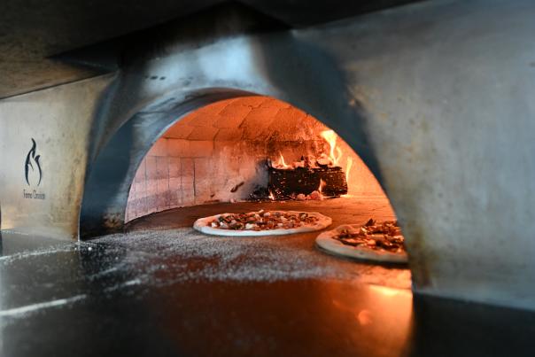 Pizza in a Brick Oven Cover