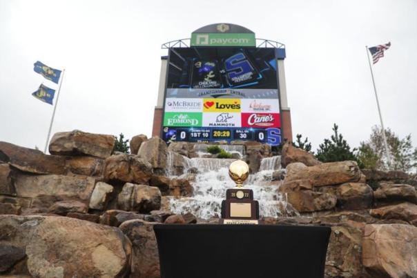 State Football Championship trophy