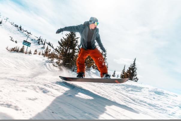 Snowboarding in Brian Head