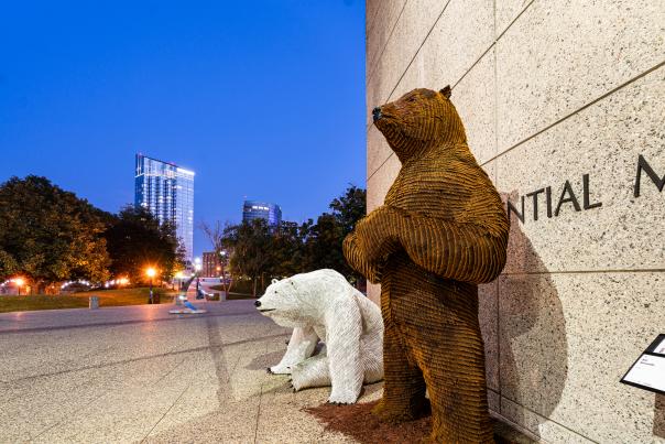 ArtPrize artwork, Sisters in Downtown Grand Rapids