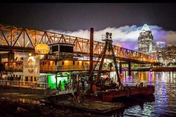 USS Nightmare with Cincinnati Skyline