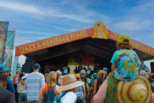 A Small Fester at the Jazz & Heritage Stage