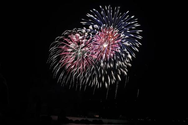 Fireworks in the sky