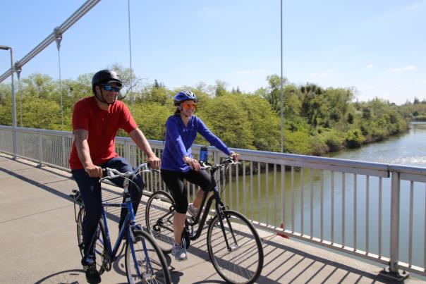 American River Bike Trail Guy West Bridge