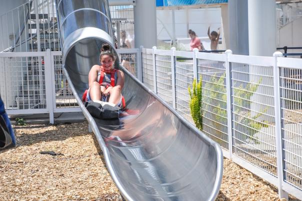 High speed slide at Riversport