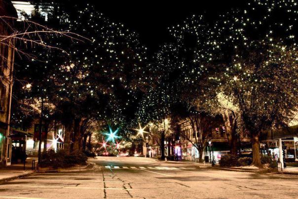 Holiday Lights Downtown Athens