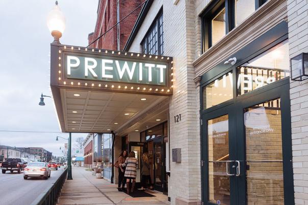 The Prewitt Restaurant & Lounge entrance and exterior