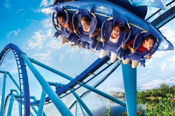 SeaWorld® Orlando Manta rollercoaster