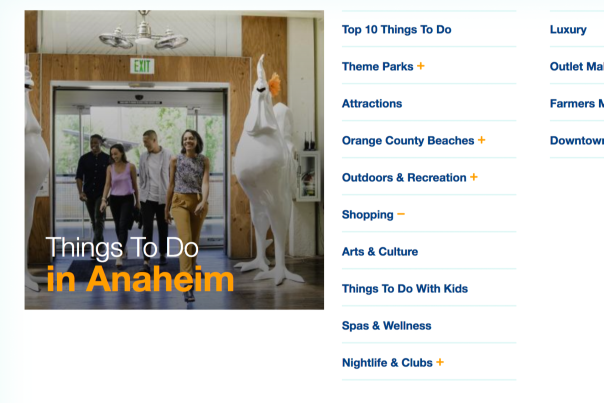Visit Anaheim Launches New Website