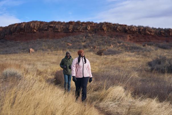 Couple hikes at Horsetooth in winter