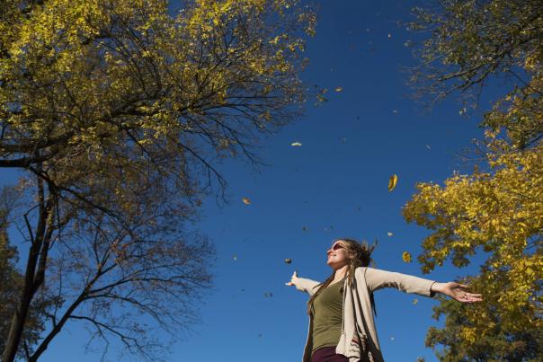 Outdoors in the Fall