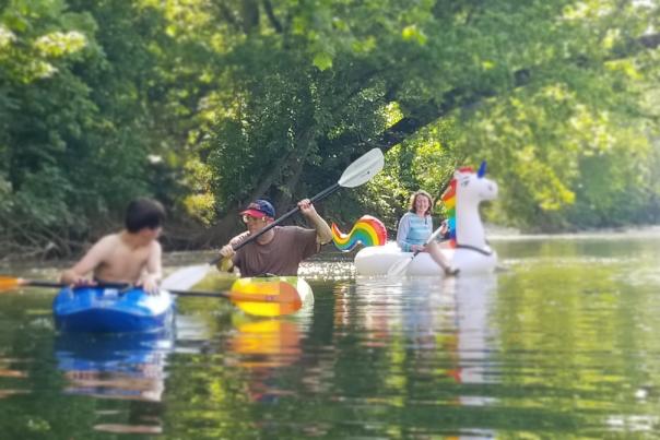 River Family Float