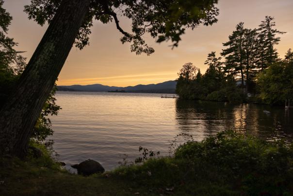 Sunset on Lake George