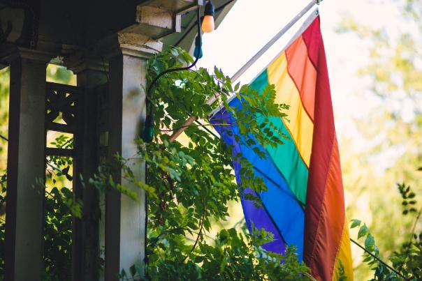 Spider House Pride Flag. Credit Jacob Weber Photography.