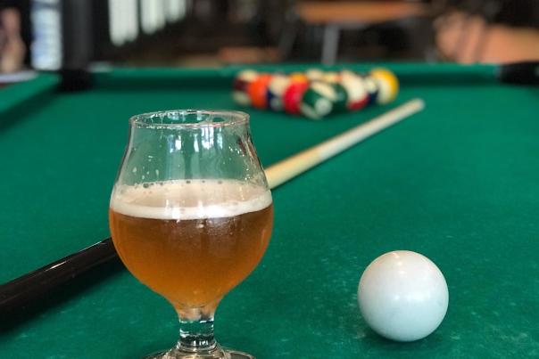Bastrop Beer Co Pool Time