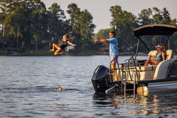 Boat with Family