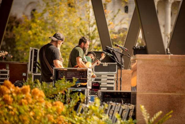 Performers at Bell Tower Green