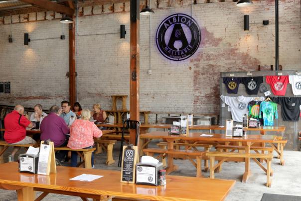 Albion Malleable Brewing Company in downtown Albion.