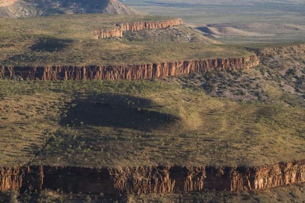 Aerial view of the Cockburn Ranges near Kununurra. Image: Australia's North West