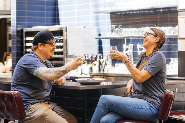 Ryan and Nikki at Mangata Wine Bar