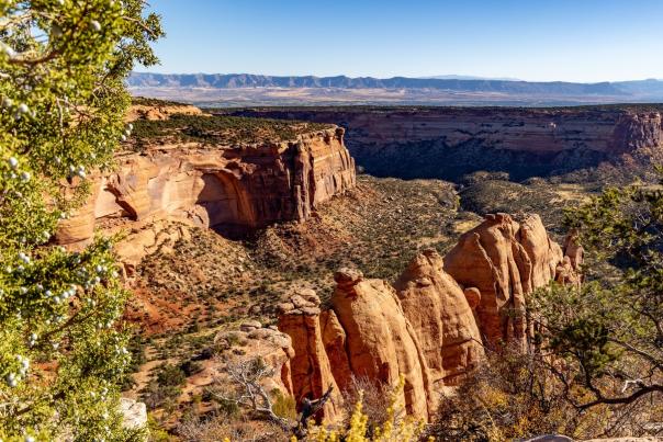 View of Colorado National Monument and Landscape