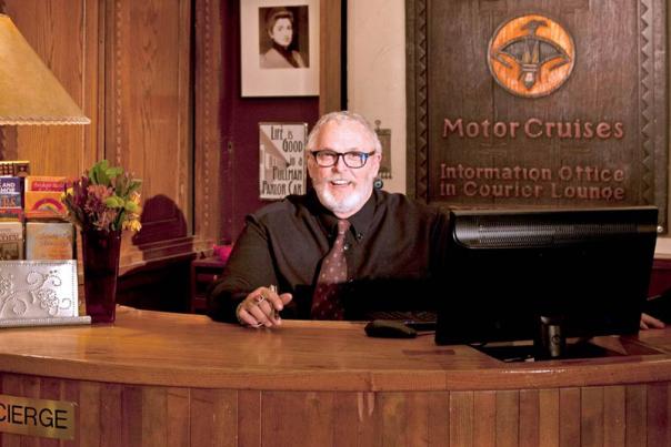Steve Wimmer, concierge of La Fonda on the Plaza in Santa Fe