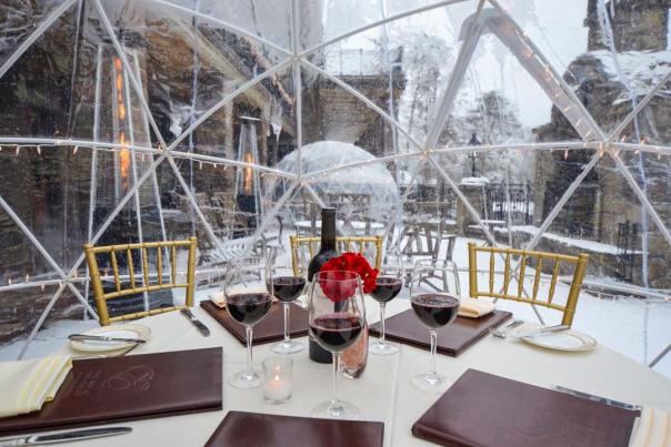 Igloo Dining at Inn at Erlowest