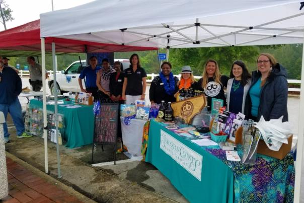 The hospitality industry partners at the 2017 National Tourism Week station in Johnston County, NC.